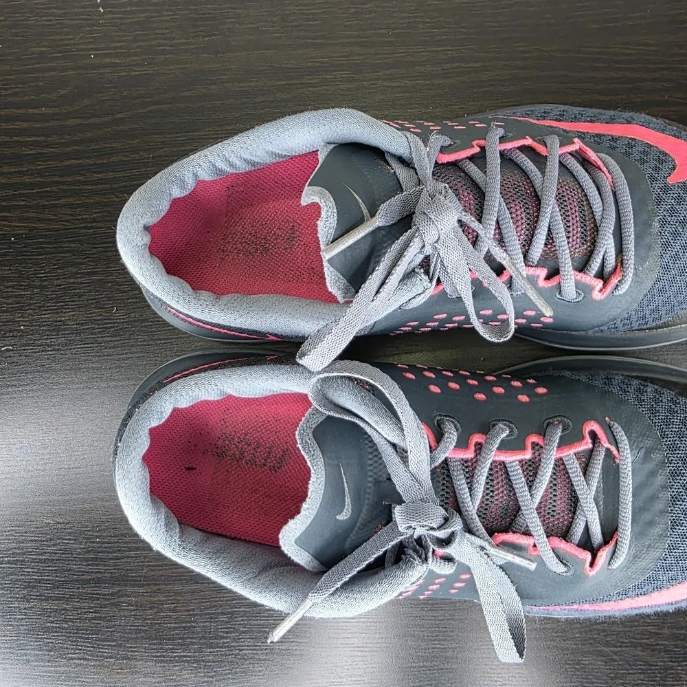 Nike FS Lite Run 2 Gray/Pink Running Shoes 684667-005 Womens Size 8.5 - Picture 10 of 16